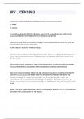WV LICENSING EXAM 2024 WITH 100&percnt; CORRECT ANSWERS