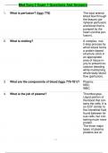 Med Surg 2 Exam 1 Questions And Answers