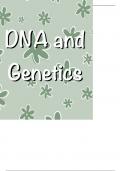 DNA & genetics IEB & DBE Life Sciences grade 12 notes 