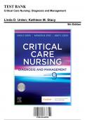 Test Bank for Critical Care Nursing: Diagnosis and Management, 9th Edition by Urden, 9780323642958, Covering Chapters 1-41 | Includes Rationales