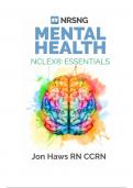 Mental Health NCLEX Essentials (a Study Guide for Nursing Students)