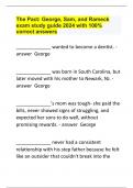 The Pact George&comma; Sam&comma; and Rameck exam study guide 2024 with 100&percnt; correct answers