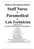 Staff Nurse & Paramedical &  Lab Technician