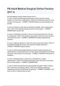 PN Adult Medical Surgical Online Practice