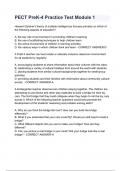 PECT Module 1 Questions and Answers Rated APECT Module 1 Questions and Answers Rated A