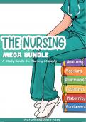 The Nursing Mega Bundle-600 PAGES  / A Study Bundle for Nursing Students