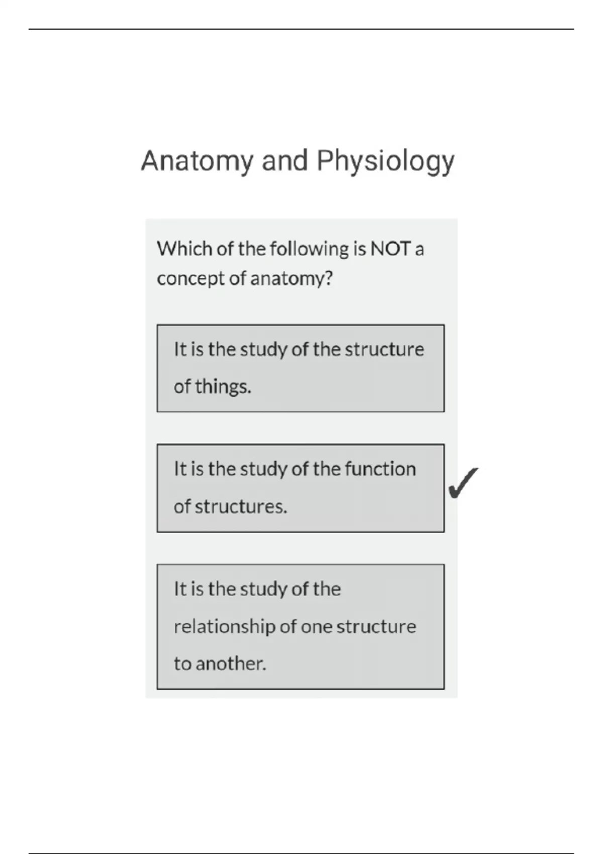 WHAT IS ANATOMY AND PHYSIOLOGY SHORT ANSWER visual data 4