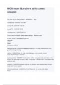 NICU exam Questions with correct answers &period;