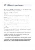 NR 546 Questions and answers