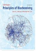 Test Bank For Lehninger Principles of Biochemistry 6th Edition By Favid L. Nelson, Micheal M. Cox| All Chapters| Complete Questions and Answers A+