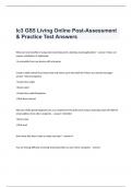 Ic3 GS5 Living Online Post-Assessment & Practice Test Answers