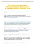 D115 master set-Advanced  Pathophysiology for the Advanced  Practice Nursequick AUpdate 2024 