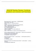   AGACNP Barkley Review: Combined questions and answers well illustrated.