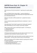 NAPSR Exam Quiz 18&comma; Chapter 19 Exam-Answered-Latest&period;