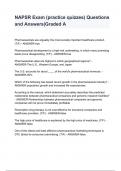 NAPSR Exam &lpar;practice quizzes&rpar; Questions and Answers&lowbar;Graded
