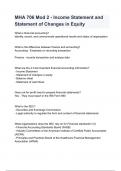 MHA 706 Mod 2 - Income Statement and Statement of Changes in Equity&period;