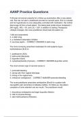 AANP Practice Questions