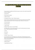 CBMT Practice Exam With Questions And Correct Answers 