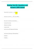 Boating Test 60&plus; Questions and  Answers 100&percnt; Solved