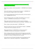 Auburn Pre-Solo Aeronautical Knowledge Test Exam Latest Edition 2024  Questions and Correct Answers&period;