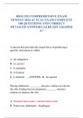 BIOS 252 COMPREHENSIVE EXAM  NEWEST 2024 ACTUAL EXAM COMPLETE  100 QUESTIONS AND CORRECT  DETAILED ANSWERS &vert;ALREADY GRADED  A&plus;
