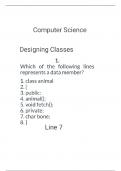 Designing Classes 