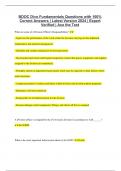 BDOC Divo Fundamentals Questions with 100&percnt; Correct Answers &vert; Latest Version 2024 &vert; Expert Verified &vert; Ace the Test