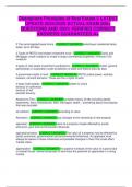 Champions Principles of Real Estate 2 LATEST UPDATE 2024-2025 ACTUAL EXAM 200&plus; QUESTIONS AND 100&percnt; VERIFIED CORRECT ANSWERS GUARANTEED A&plus;