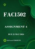 FAC1502 Assignment 4 2024