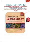 FULL TEST BANK BOC MICROBIOLOGY 6TH EDITION GRADED A&plus;&vert;QUESTIONS AND CORRECT ANSWERS 2024&vert;100&percnt; PASS 