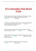 PA Cosmetology State Board Exam