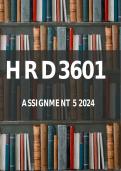 HRD3601 Assignment 5 Semester 1 2024