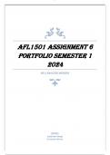 AFL1501 Assignment 6 PORTFOLIO Semester 1 2024