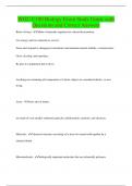 WGU C190 Biology Exam Study Guide with Questions and Correct Answers