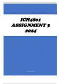 ICH4801 ASSIGNMENT 3 2024