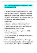 Leik FNP certification review with 100&percnt; correct answers&period;