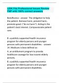 LEIK Fitz Professional Issues Review FNP with 100&percnt; correct answers