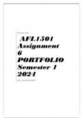 AFL1501 Assignment 6 PORTFOLIO Semester 1 2024