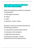 ANCC FNP exam Review LEIK part 3 with 100&percnt; correct answers&period;