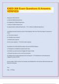 EXED 200 Exam Questions & Answers&comma;  VERIFIED&sol;&lbrack;LATEST EXAM UPDATES&rsqb;
