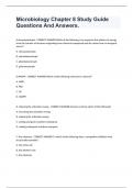Microbiology Chapter 8 Study Guide Questions And Answers.
