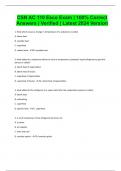 CSN AC 110 Esco Exam &vert; 100&percnt; Correct Answers &vert; Verified &vert; Latest 2024 Version