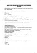 WSET LEVEL 2 PRACTICAL EXAM&sol;50 QUESTIONS AND ANSWERS