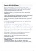 Baylor MIS 3320 Exam 1 with 100&percnt; Correct Answers