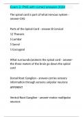 PNS - EXAM 2 with 100&percnt; correct answers 2024