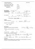 Organic Chemistry – 118B Post-Laboratory Report Sheets - University of California, Davis (Graded A+)