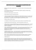AEMT PROTOCOLS STUDY GUIDE&sol;24 QUESTIONS AND ANSWERS