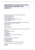 SERVICENOW CIS-HAM EXAM ACTUAL QUESTIONS & ANSWERS 100&percnt; CORRECT&excl;&excl;