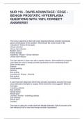 NUR 116 - DAVIS ADVANTAGE &sol; EDGE - BENIGN PROSTATIC HYPERPLASIA QUESTIONS WITH 100&percnt; CORRECT ANSWERS&excl;&excl;