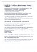 BUAD 331 Final Exam Questions And Correct Answers&period;